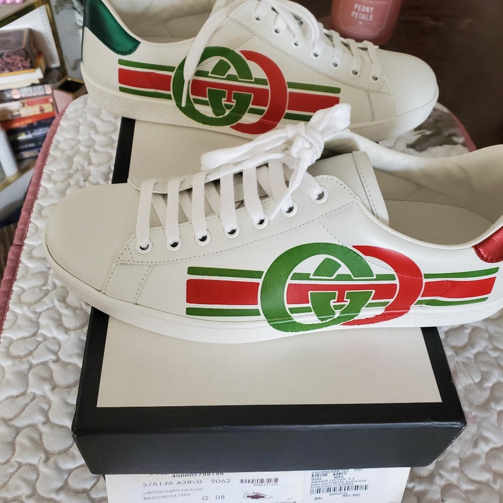 Authentic Interlocking G Ace Sneakers  Men - Picture 6 of 15
